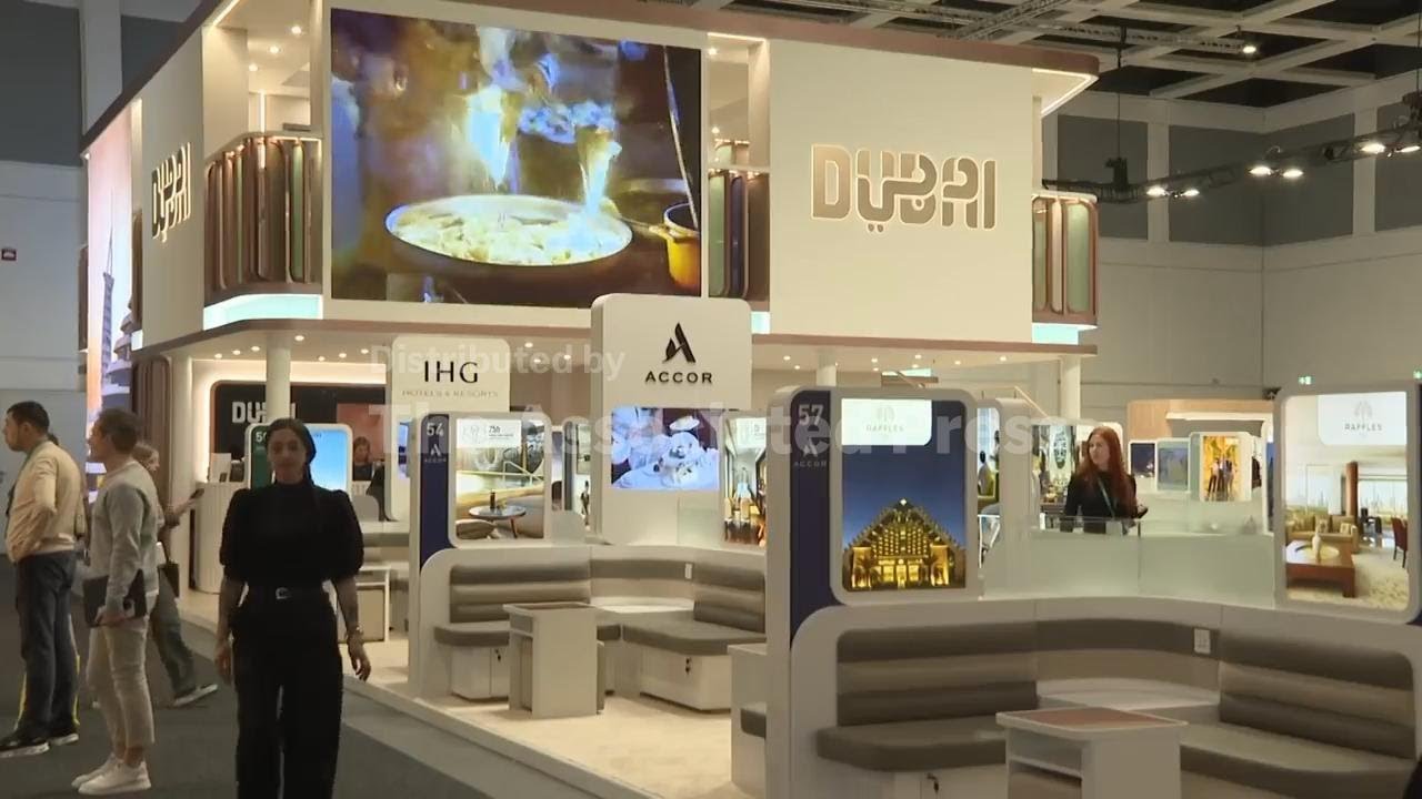 At world's biggest tourism fair in Berlin, stands from the Middle East are deserted amid Iran war