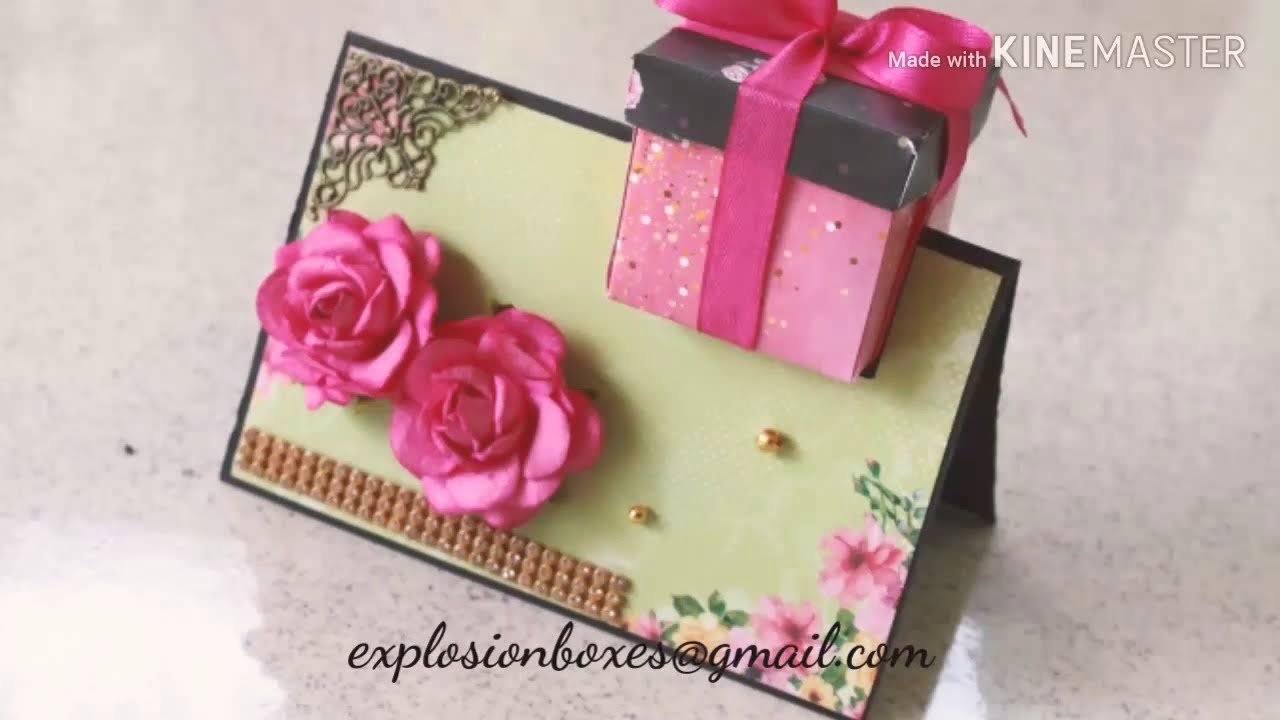 TUTORIAL - BOX IN A CARD | Valentine's day Gift Ideas | DIY Simple
