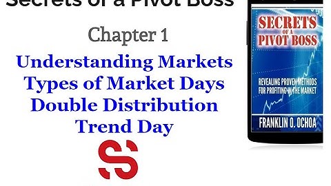Secrets of a Pivot Boss Chapter 1 ||  Types of Market Days – Double Distribution Trend Day