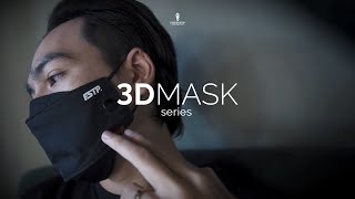 Masker kain 3D Footstep Premium Navajo 3ply BUY 1 GET 1 FREE - Anti bakteri Waterproof
