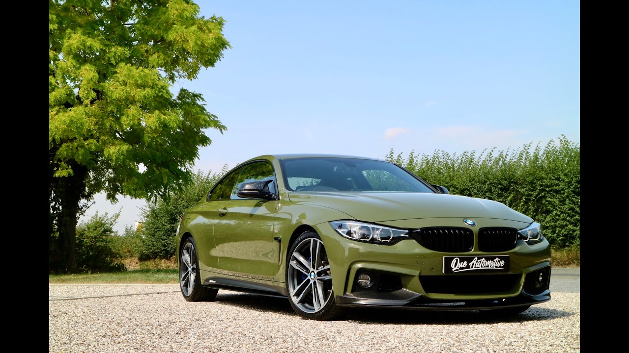 2019 BMW F32 440i coupe in IND Urban Green. - YouTube