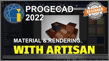 ProgeCAD 2022 Material And Rendering Basic Tutorial For Beginner