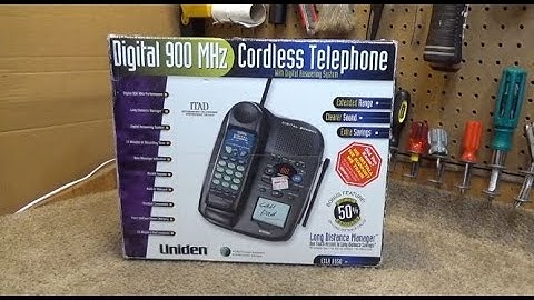 Uniden EXLA8950 900 MHz Cordless Phone | Unboxing