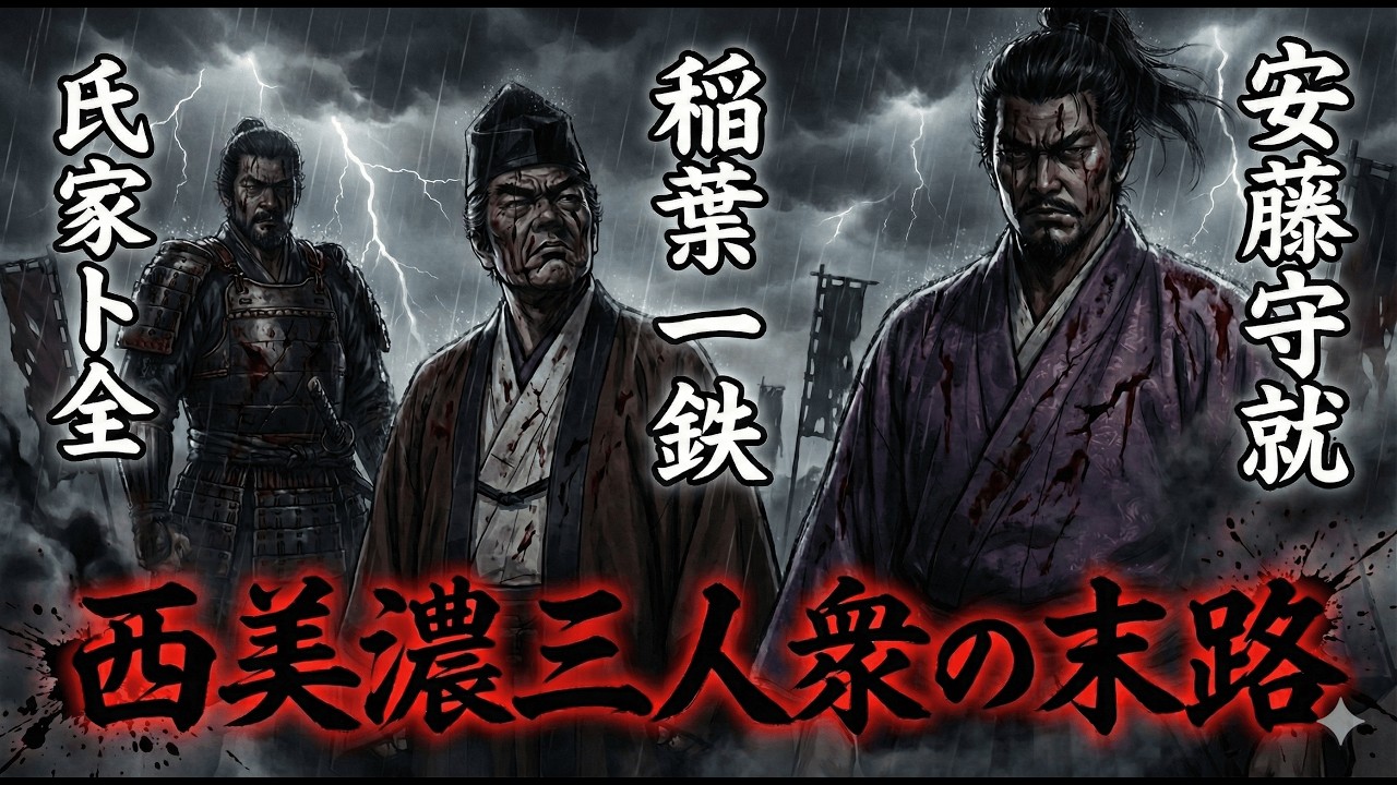 地獄、追放、同士討ち…。知られざる「西美濃三人衆」の悲惨すぎる末路