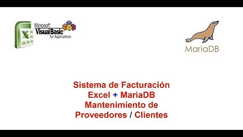 Sistema de Facturación Excel & MariaDB N° 4