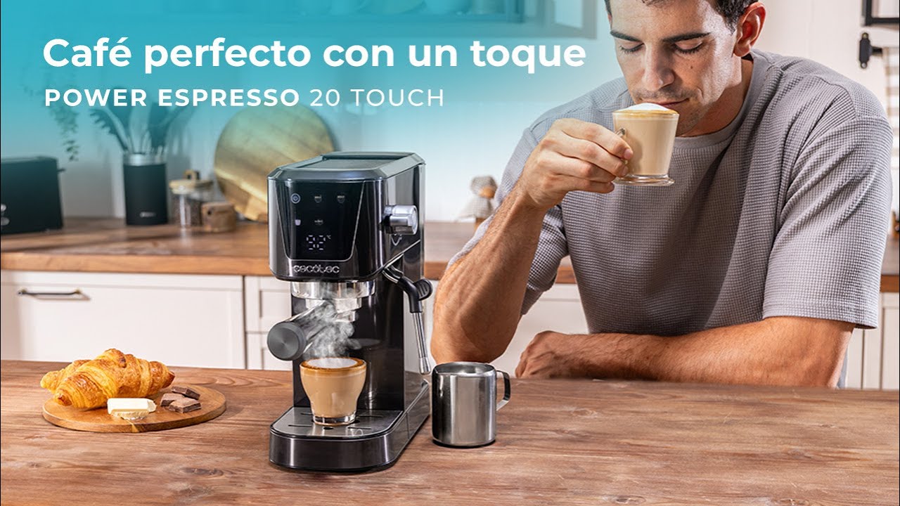 Cafeteira express Power Espresso 20 Touch para café espresso e cappuccino, 20 bares e vaporizador