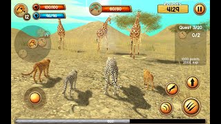 Cheetah Family Sim - Cheetah Vs Lion, Zebra, Camel, Giraffe Wild Animals #5 screenshot 2
