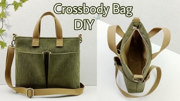 DIY Cara Membuat Tas/Crossbody Bag Tutorial & Pattern