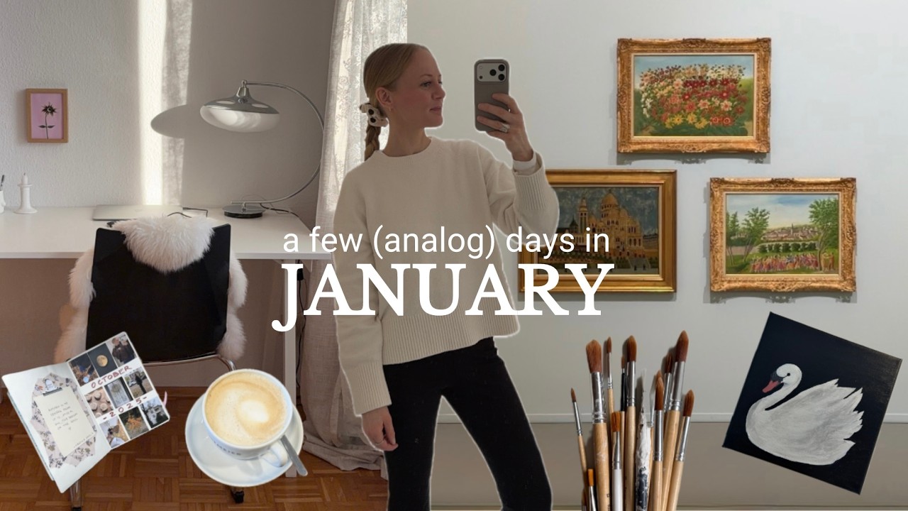 My first Video | Analog Days in January | Cozy Life in Germany