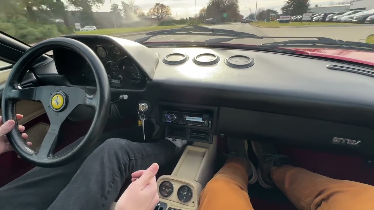 1985 Ferrari 308 GTS - Driving Video
