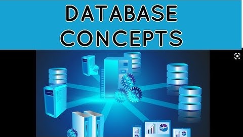 UNIT 5/ DATABASE concepts / pg trb computer instructor