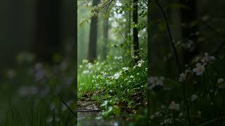 Relaxing Music for Stress Relief 🌧️ #relax #rain #spring