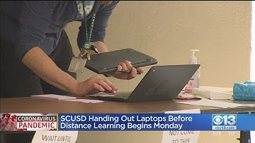 SCUSD Handing Out Laptops Before Distance Learning Begins Monday