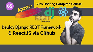 Deploy Django REST Framework and React JS together on VPS Hosting Remote Server (Hindi)