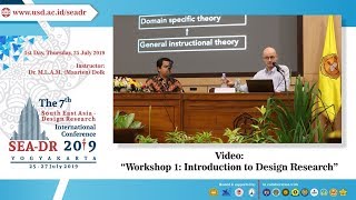 Workshop 1: Introduction to Design Research by Dr. M.L.A.M. (Maarten) Dolk