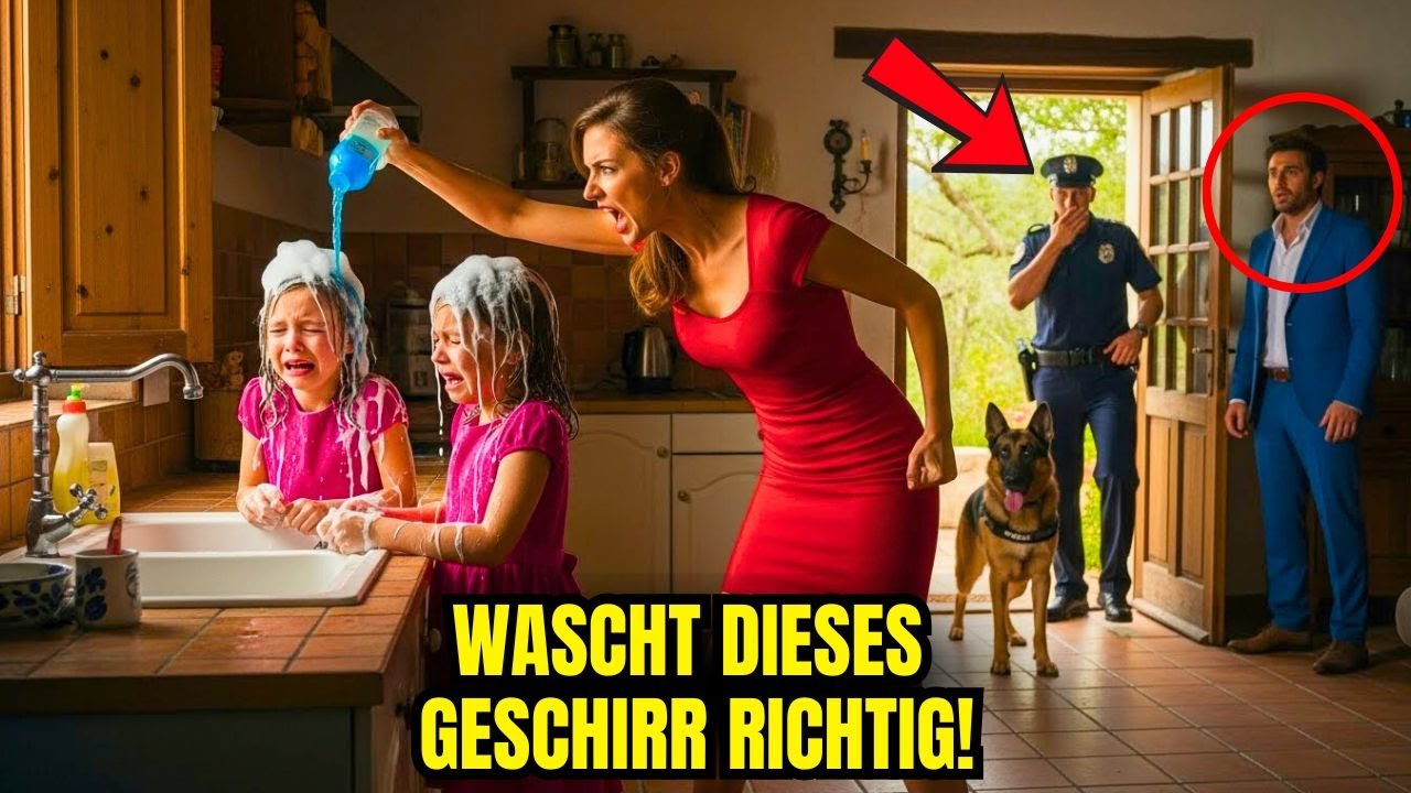 Ein Polizeihund führt die Polizei zu einer Villa – was die Stiefmutter mit den Zwillingen machte…