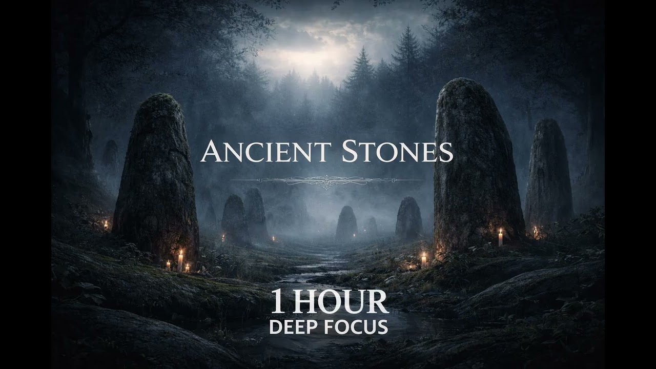 Perfect Deep Work Focus – ANCIENT STONES | 1 Hour Concentration Looped Music
