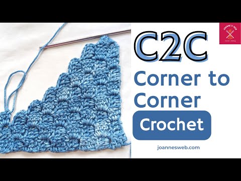 C2C Corner To Corner Crochet Video Tutorial