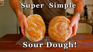 Sour Dough from scratch | Super simple step-by-step. Free Range Homestead Episode 58