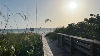 Part 1 of Robb's Monday Evening Sunset Beach Walk in North Naples, FL 06.13.22