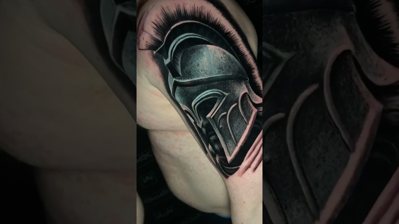 OLD LIVERPOOL BADGE COVER-UP INTO EPIC GLADIATOR TATTOO!