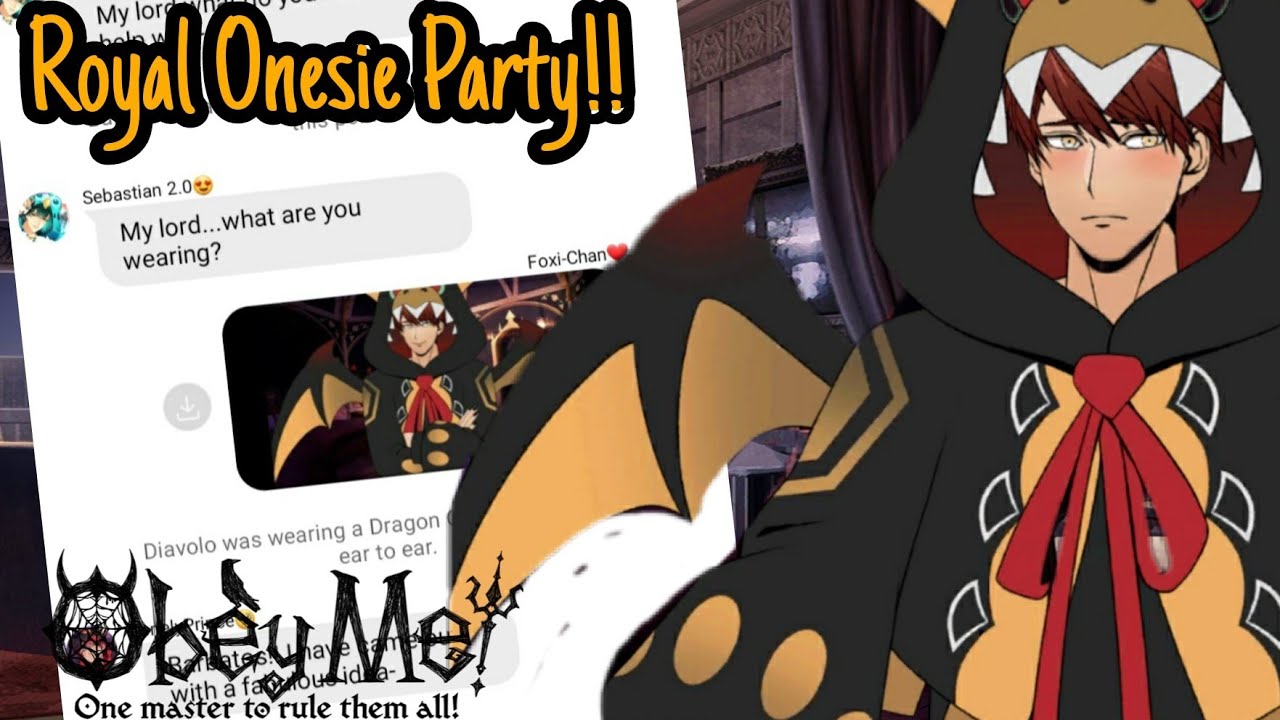 Royal Onesie Party!///Obey me texting story///