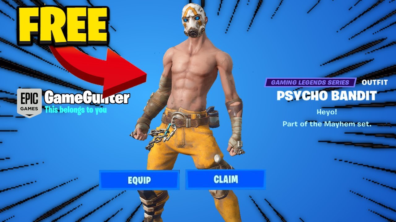 How To Get The Psycho Bandit Skin in Fortnite for Free 2025!
