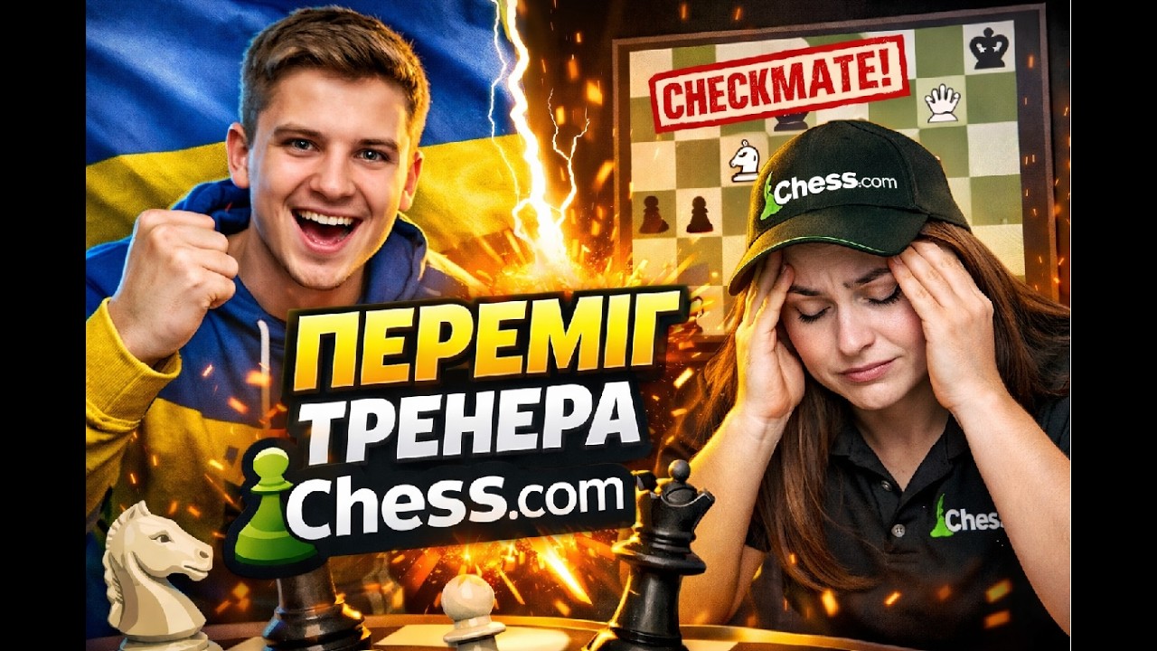 Переміг тренера chess.com. Виграв WFM