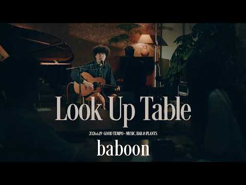baboon | Look Up Table 2026/6/19