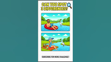Spot the 3 Differences: Can You Find Them All? 🤔 #shortsvideo #85