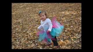 Granddaughters play in the park