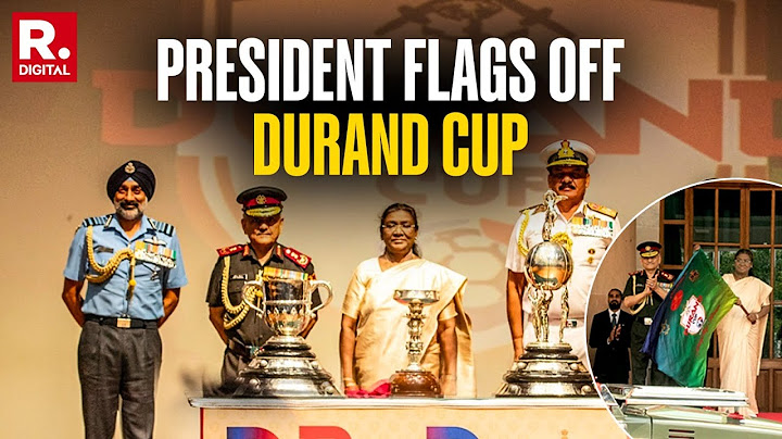 President Murmu Unveils Durand Cup Trophies, Hails Football's 'Unifying Power'