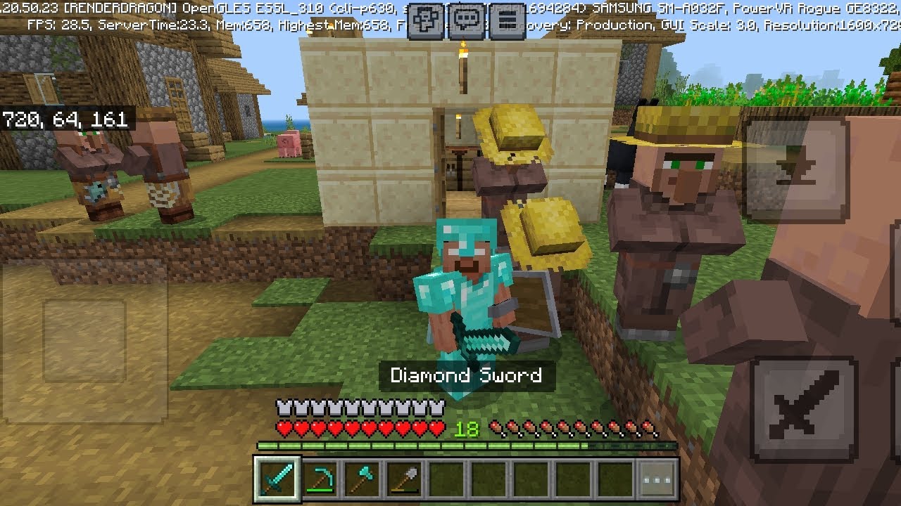 I made full diamond armmor and tools in my survival world | MINECRAFT ...
