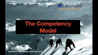 Lesson 5:  The Competency Model
