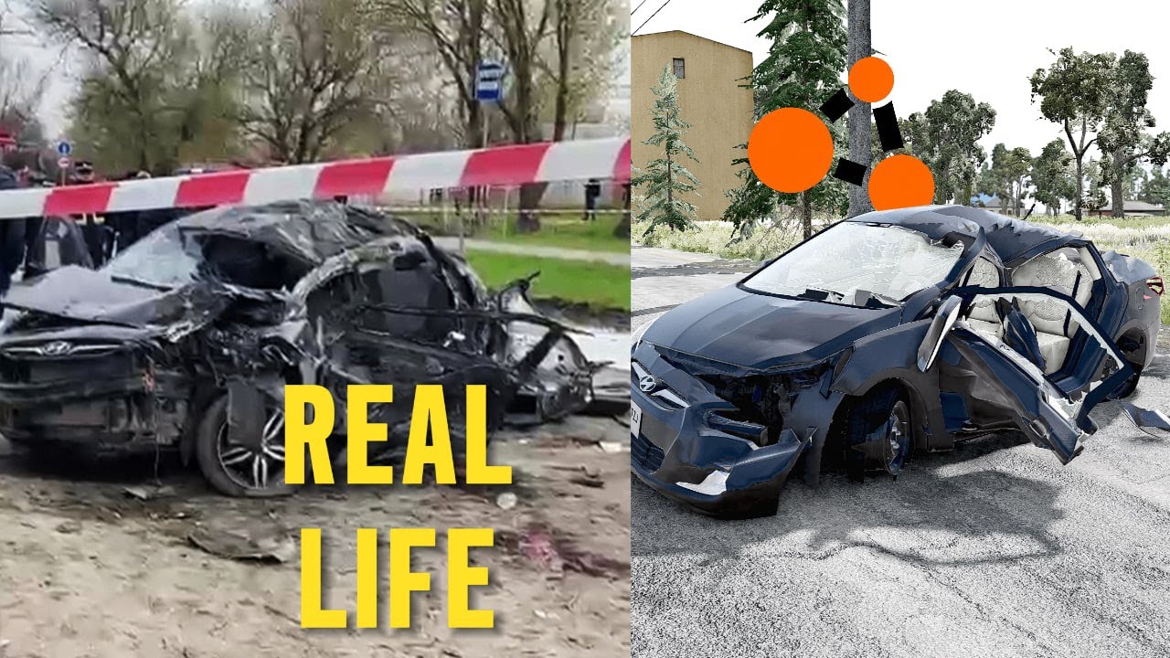 Аварии на реальных событиях #18 | BeamNG.Drive Flashbacks