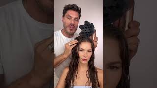 Watch How Chris Appleton Transforms Dull & Frizzy Hair to Hydrated, Frizz-Free Waves! 💙  | Shorts Profile