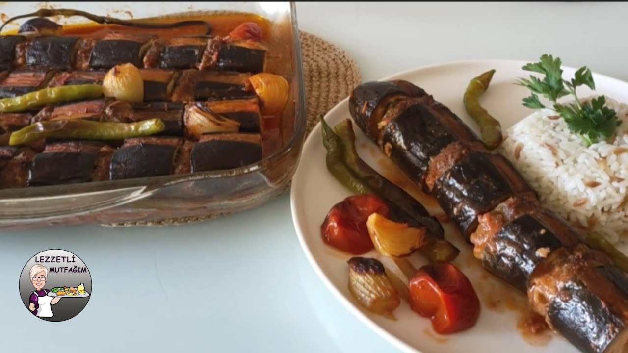 PATLICAN KEBABI TARİFİ ???? Fırında Patlıcan Kebabı/ Patlıcan Yemeği/ Yemek Tarifi