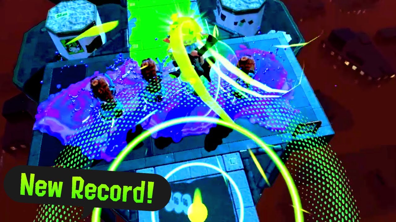 Splashdowns Only Speedrun - Level 5-8 in 1m 3s - Making Waves with Splashdowns