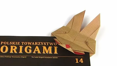 Origami rabbit bookmark (Damian Malicki)