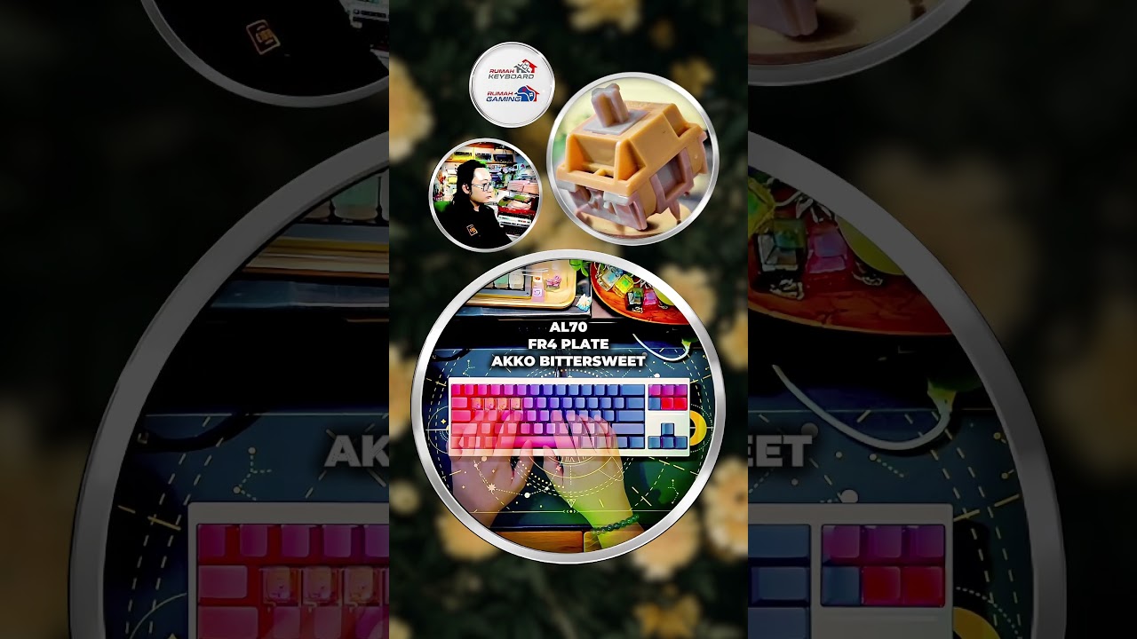 AKKO BITTERSWEET - 5 PIN - 48g - PCB Mount - Tactile - Switch - Mechanical Keyboard