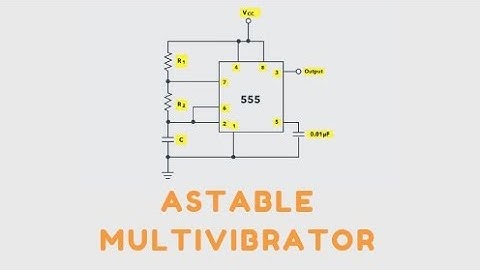 Experiment Astable multivibrator using IC 555 timer