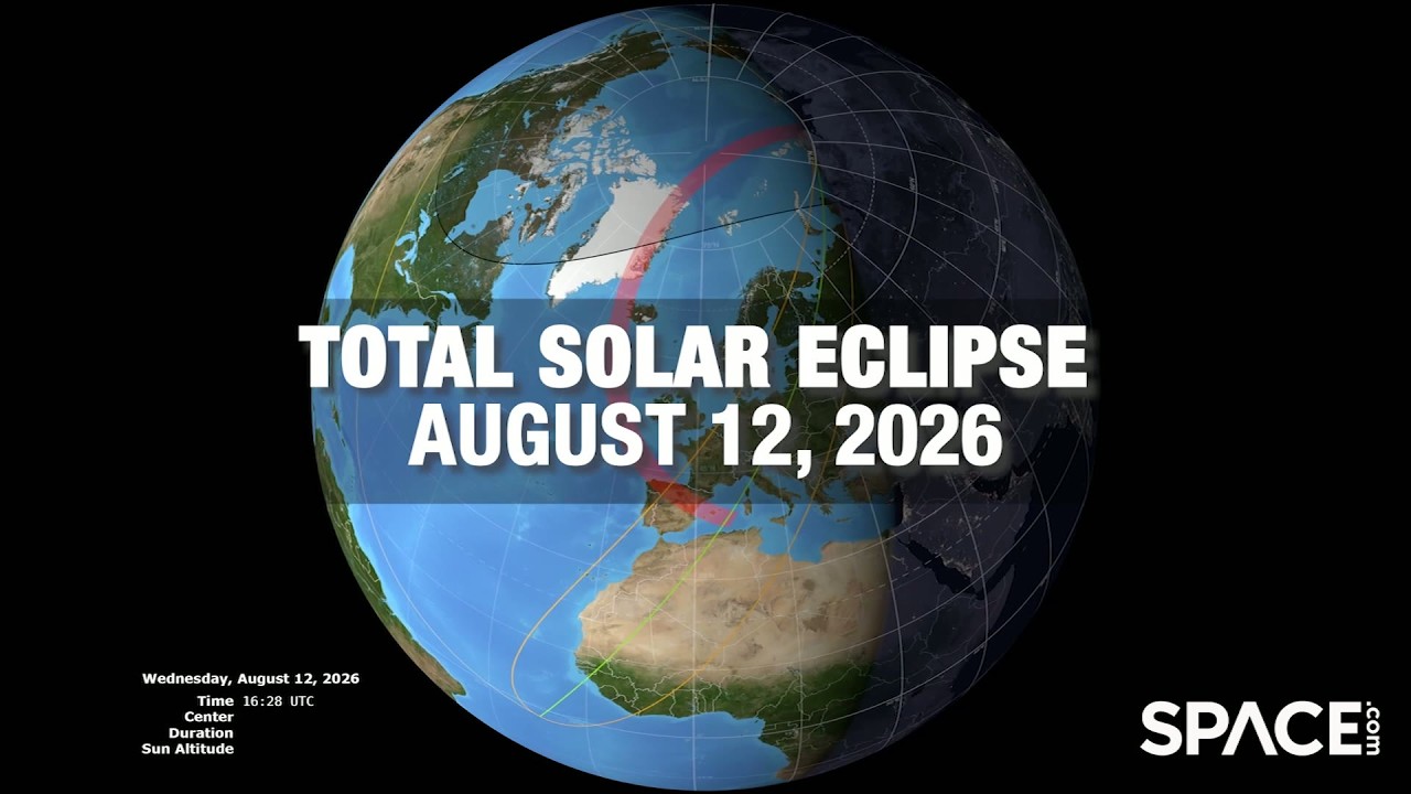 Total Solar Eclipse 2026: Where will it be visible? – See NASA Animations