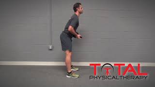 Goblet squat hip hinge goat bag swing combo
