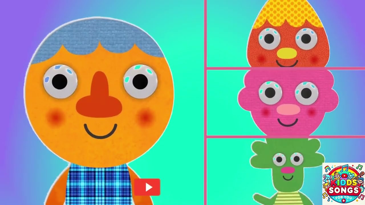 This Is A Sleepy Face Show me Faces | Kids Songs for You