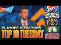 Danny’s NBA playoff Top 10 reveals who will shape the postseason; Carnell Tate draft buzz 🔥