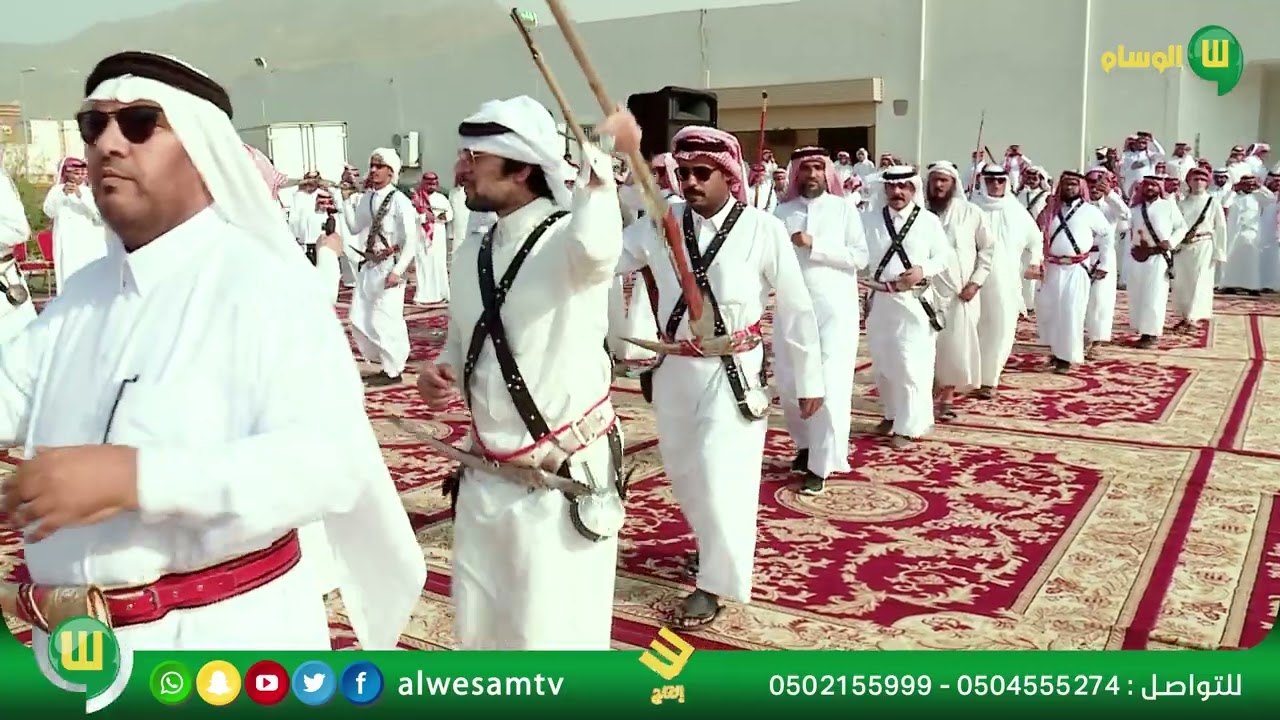 حفل قبيلة آل حسن بمناسبة تنصيب الشيخ سالم بن عبداللطيف بن سالم الشهري  شيخاً للقبيلة الجزء الأول