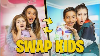 SWAPPING KIDS with THE ROYALTY FAMILY! (FERRAN REGRETS IT) | Anazala Family
