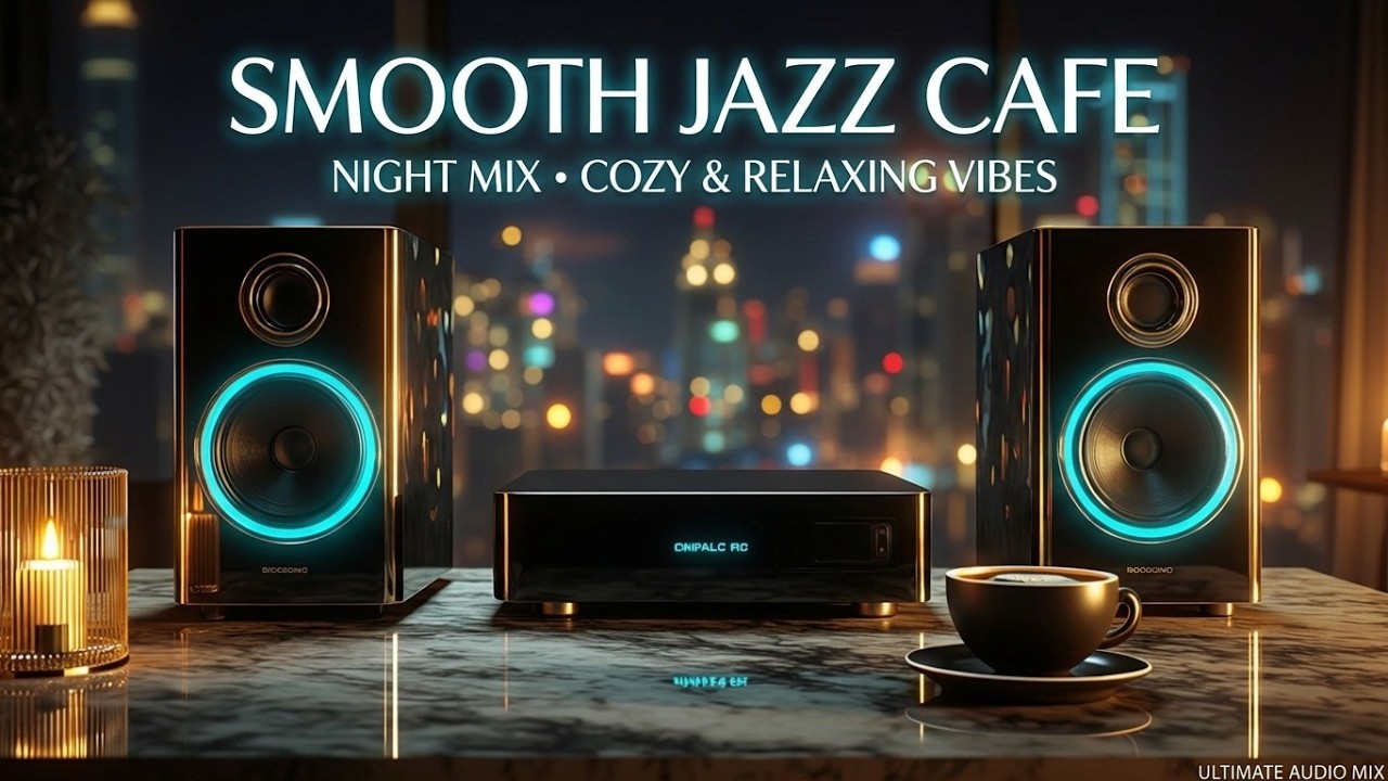 Кафе Smooth Jazz - Уютный джаз и расслабляющая музыка для ночной атмосферы