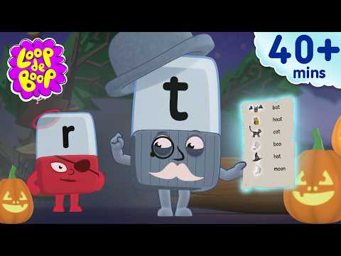 The Spooky Halloween Special Episode | Learn to Read and Spell Compilation | Alphablocks
