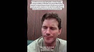 Chris Pratt wants you to watch his film FIGHTING SPIRIT: A COMBAT CHAPLAIN’S JOURNEY